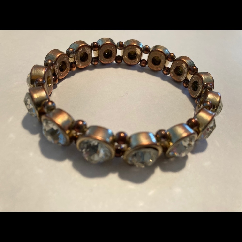 Rhinestone big bling bracelet